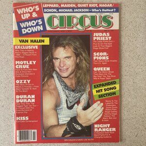 CIRCUS MAGAZINE May 31 1984 VAN HALEN'S DAVID LEE ROTH Motley Crue Night Ranger